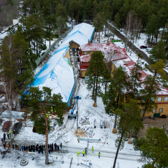 Uue koolimaja sarikapidu